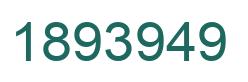 Número 1893949 imagen verde