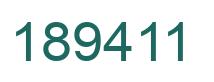 Número 189411 imagen verde
