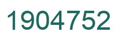 Número 1904752 imagen verde
