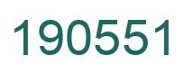 Número 190551 imagen verde