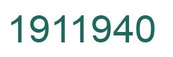 Número 1911940 imagen verde