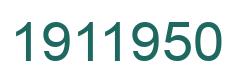 Número 1911950 imagen verde
