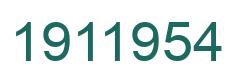 Número 1911954 imagen verde