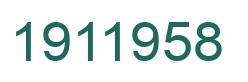 Número 1911958 imagen verde