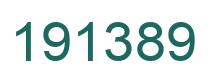 Número 191389 imagen verde