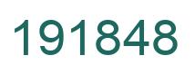 Número 191848 imagen verde