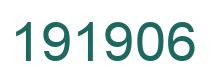 Number 191906 green image