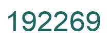 Número 192269 imagen verde
