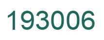 Number 193006 green image