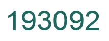 Número 193092 imagen verde