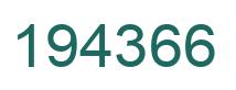 Número 194366 imagen verde