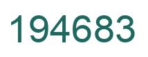 Número 194683 imagen verde