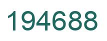 Número 194688 imagen verde