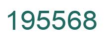 Número 195568 imagen verde
