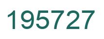 Número 195727 imagen verde