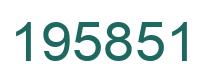 Número 195851 imagen verde
