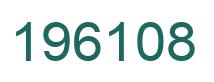Number 196108 green image