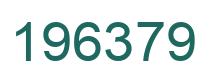 Número 196379 imagen verde