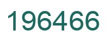 Number 196466 green image