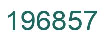 Número 196857 imagen verde