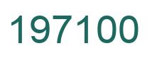 Número 197100 imagen verde