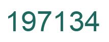 Número 197134 imagen verde