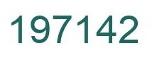 Número 197142 imagen verde