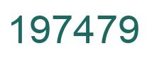 Número 197479 imagen verde