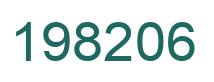 Number 198206 green image