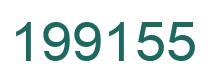 Number 199155 green image