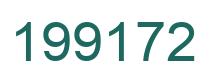 Number 199172 green image