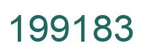 Number 199183 green image