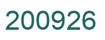 Número 200926 imagen verde