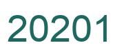 Zahl 20201 grün bild