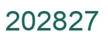 Number 202827 green image