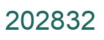 Number 202832 green image