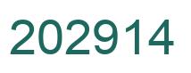 Número 202914 imagen verde