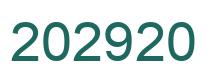 Number 202920 green image