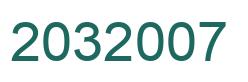 Number 2032007 green image