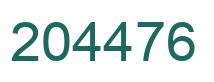 Número 204476 imagen verde