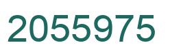 Number 2055975 green image