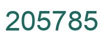 Número 205785 imagen verde