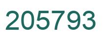 Número 205793 imagen verde