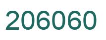 Número 206060 imagen verde
