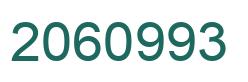 Number 2060993 green image