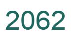 Zahl 2062 grün bild