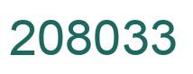 Número 208033 imagen verde