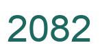 Zahl 2082 grün bild