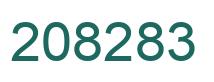 Número 208283 imagen verde