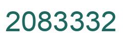 Number 2083332 green image